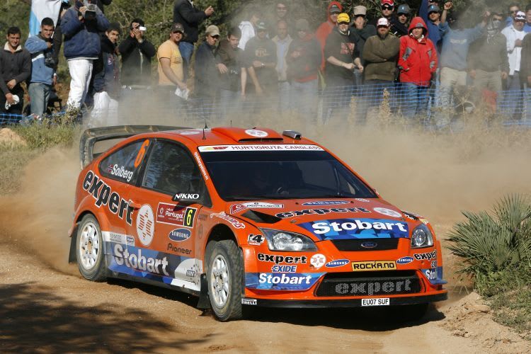 Erste WM-Führung für Henning Solberg in Portugal.