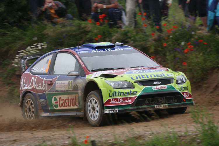 Vize-Champ Hirvonen teilt sich mit Weltmeister Loeb die Bestzeit