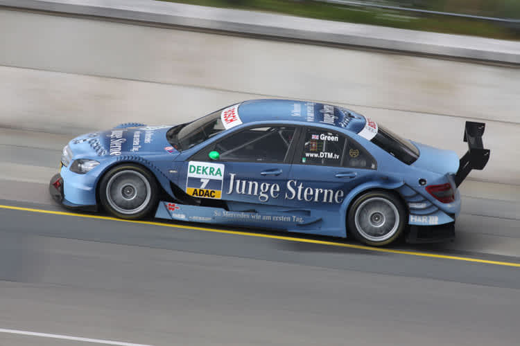 Sieg im Vorjahres-Auto: Jamie Green