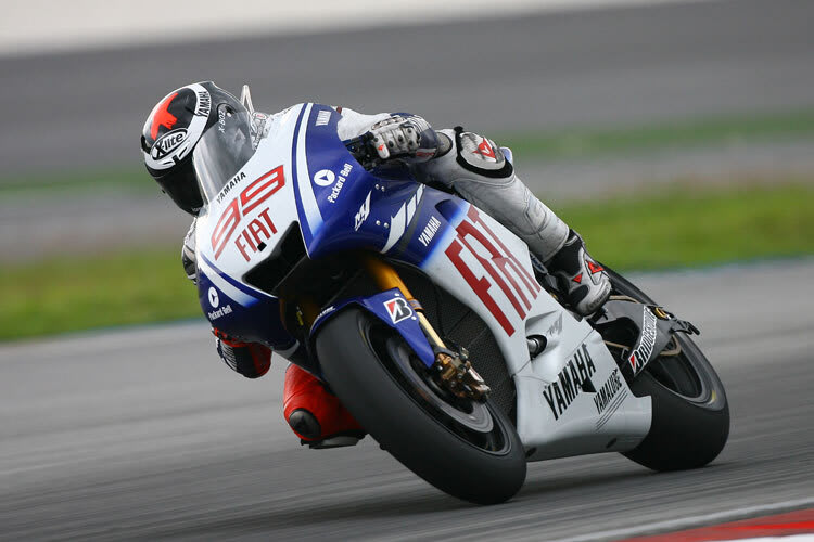 Jorge Lorenzo liegt nur knapp hinter Valentino Rossi