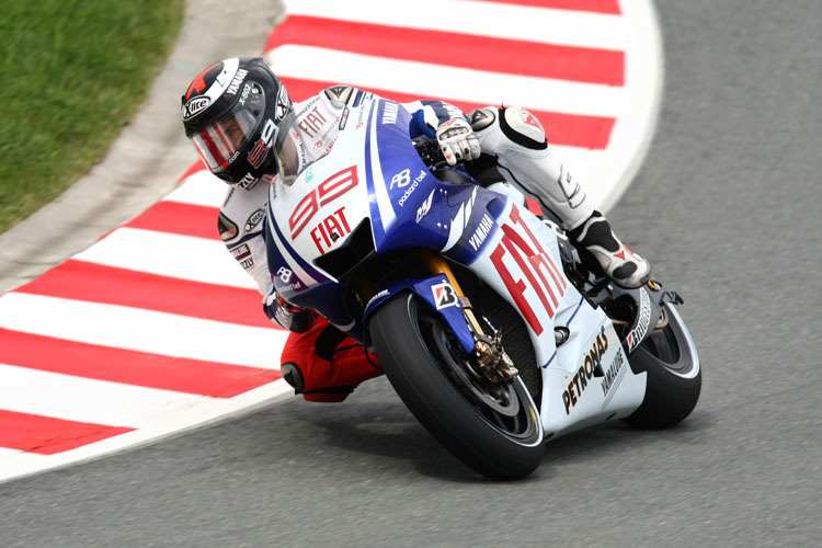 Lorenzo machten die langsamen Kurven Mühe