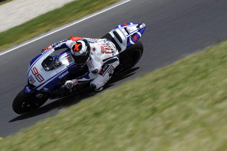 Lorenzo beim Brünn-Test am Montag