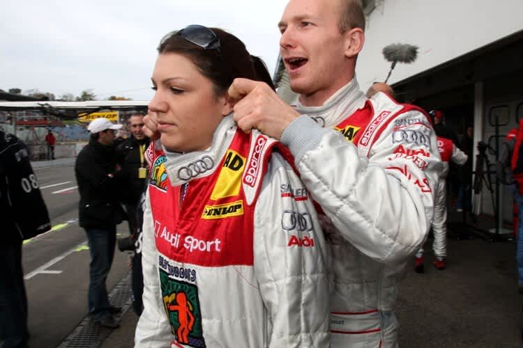 2009 hat es Prèmat nicht mehr so leicht gegen Katherine Legge 