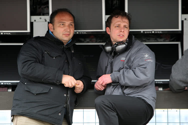 TME-Chef Kolles und sein technischer Leiter Boris Bermes