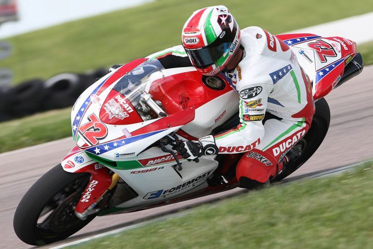 Larry Pegram: Nun schon auf Rang 3 der AMA-Gesamtwertung.