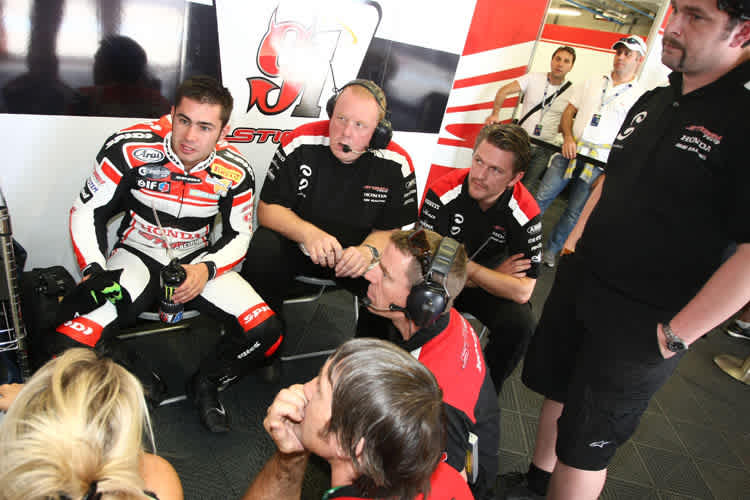 Das Rennende konnte sich Haslam jeweils am TV anschauen