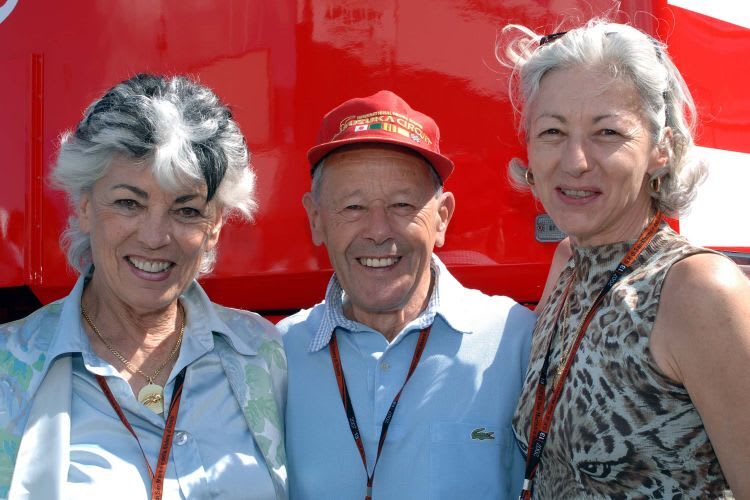 Gattin Tilde, Luigi Taveri und Tochter Blanca