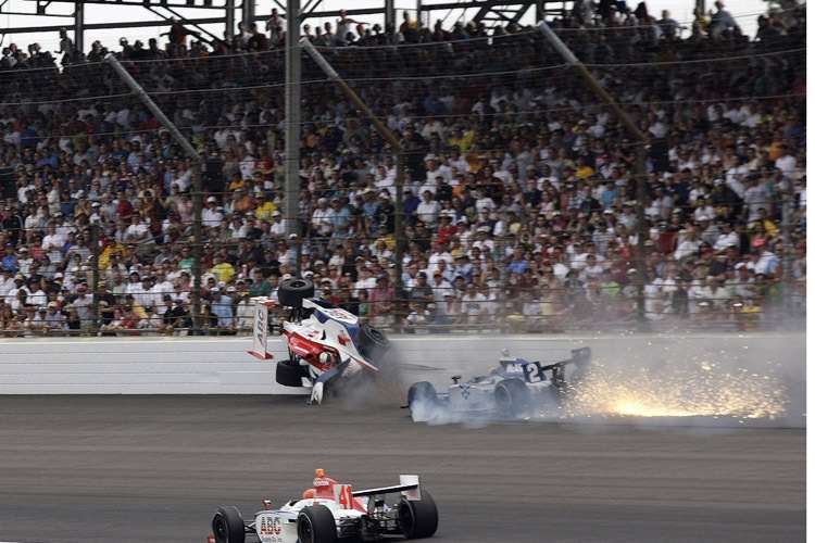 Folgenreiche Kollision: Meira und Matos in Indianapolis