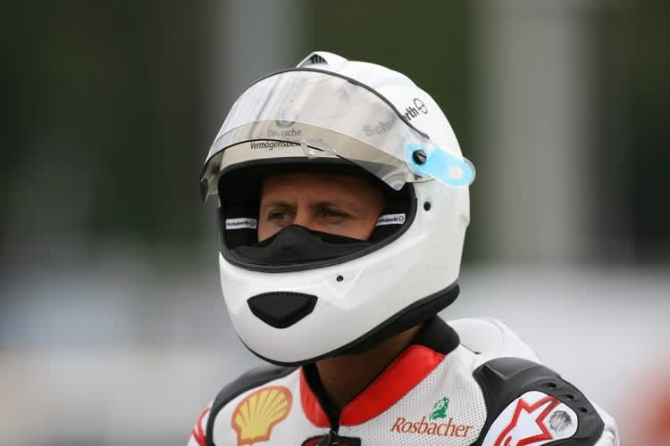 Schumacher wieder in Aktion