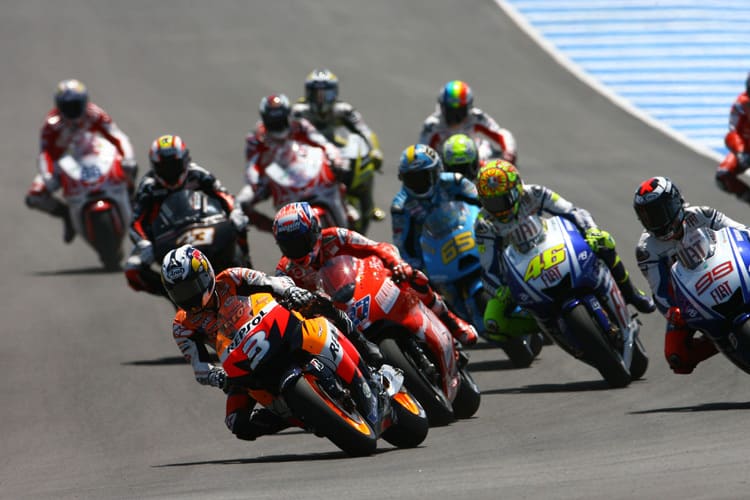 Die MotoGP-Meute soll dieses Wochenende live zu sehen sein