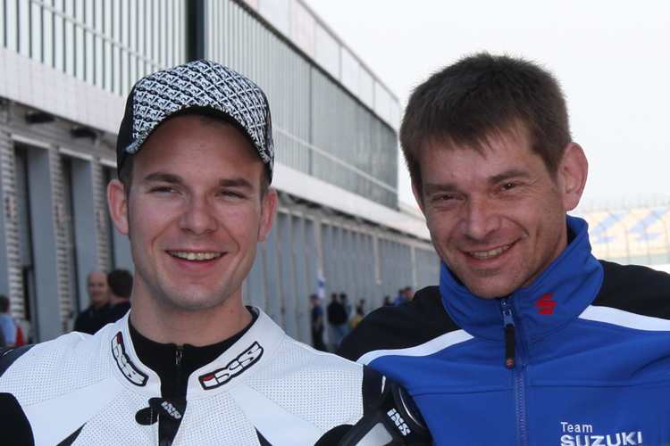 Pechvogel Muff und sein Teamchef Bischoff.