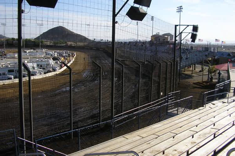 Auf dem Perris Speedway ist die US-Meisterschaft