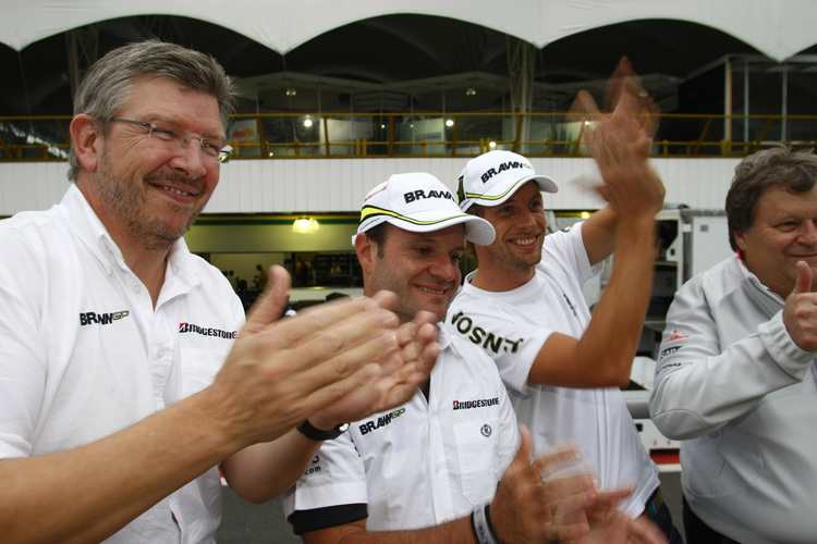 Wird Brawn (li.) bald Sir Ross Brawn?