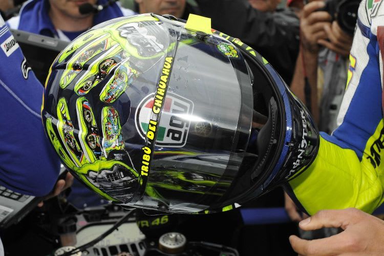 Rossis Helm-Design für Mugello.