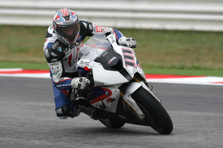 Ruben Xaus war im Nassen gut unterwegs