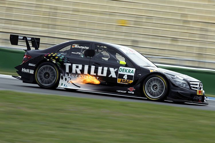 Läuft wieder wie geschmiert: Schumachers C-Klasse.