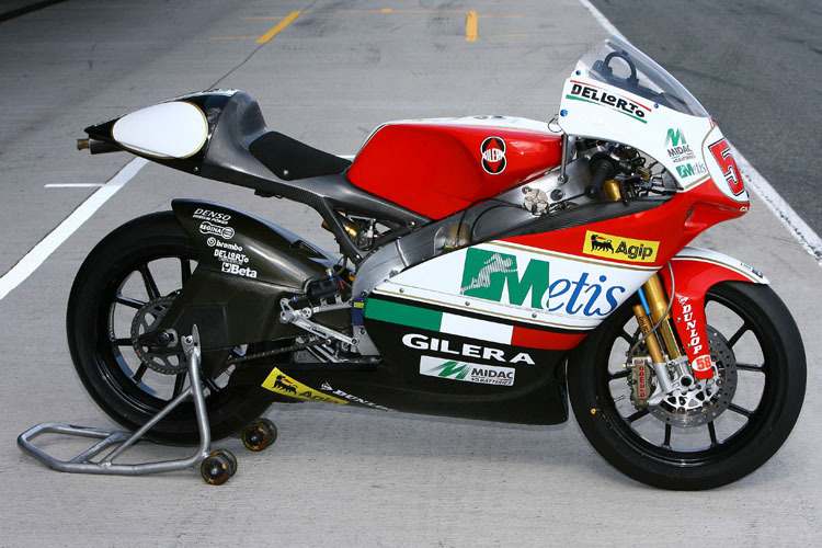 Simoncellis WM-Maschine von Gilera 