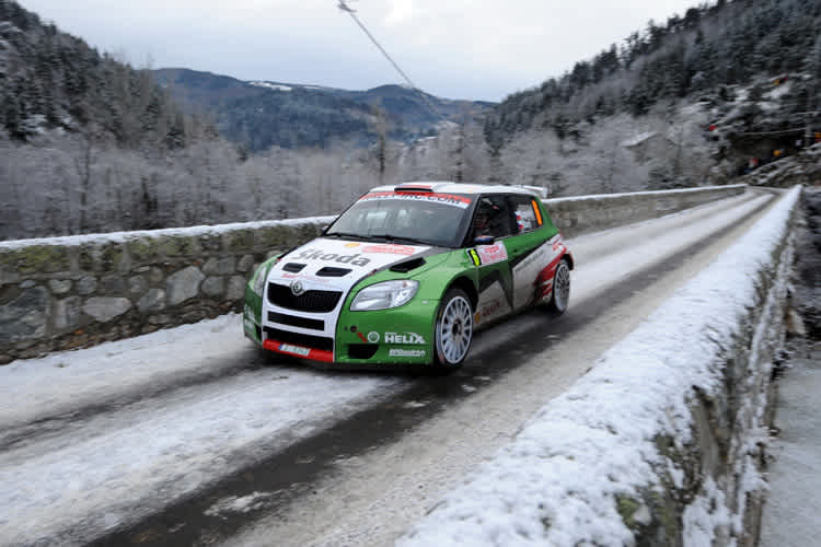 Jan Kopecky im Fabia S2000 bei der Monte