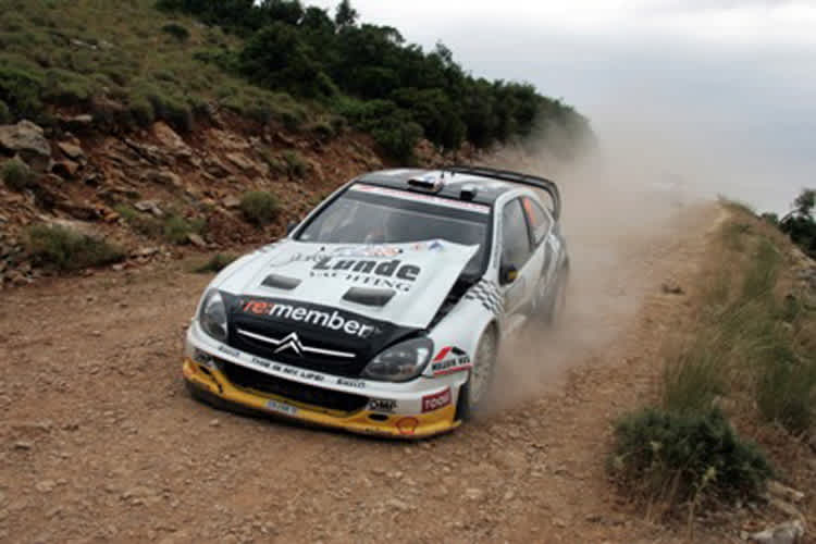 Der waidwunde Citroen von Solberg in Griechenland