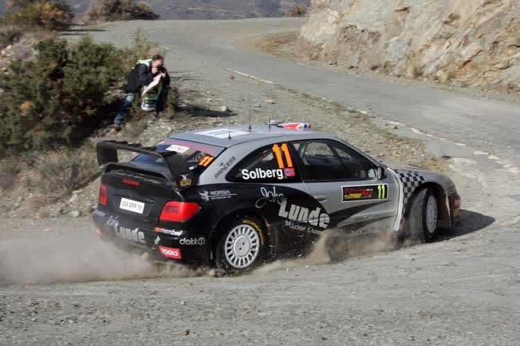 Lässt den «Oldie» ordentlich fliegen: Petter Solberg