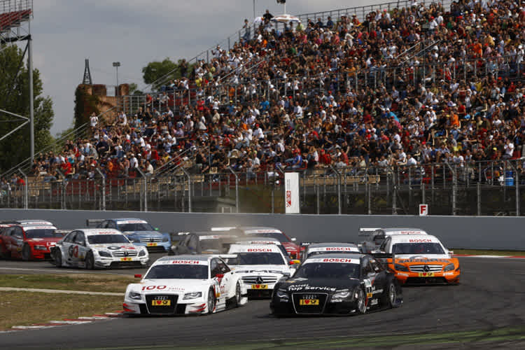 Aus Reihe 3 an die Spitze: Scheider neben Kristensen