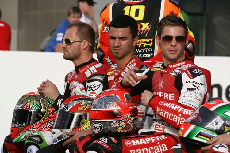 Einst ein Trio: Talmacsi, di Meglio und Bautista