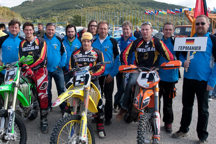 Ein Teil der deutschen Nationalmannschaft