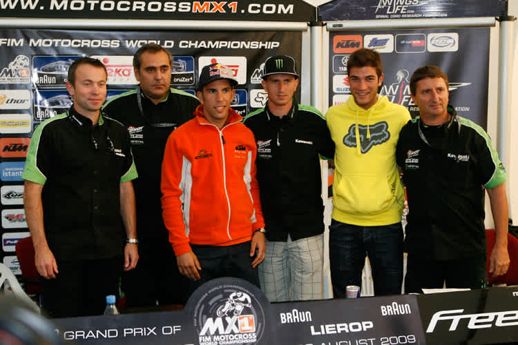 Das Kawasaki Werksteam für 2010