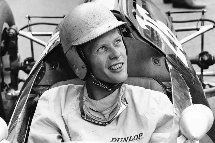 Tony Maggs 1962 vor dem Grossen Preis von Belgien.