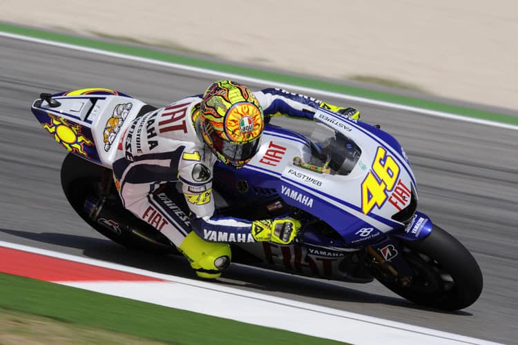 Rossi ist der dominierende Mann in Misano