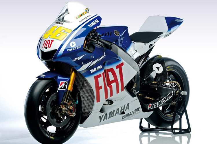 Die Yamaha M1 in 2009er-Design.