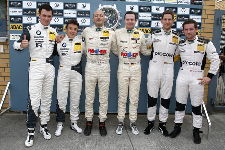 Die Top-Drei im Rennen am Samstag