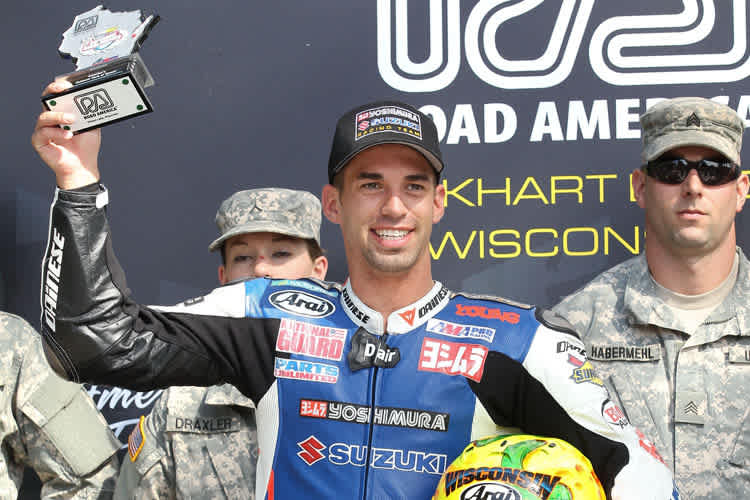 Blake Young 2012 bei Yoshimura Suzuki