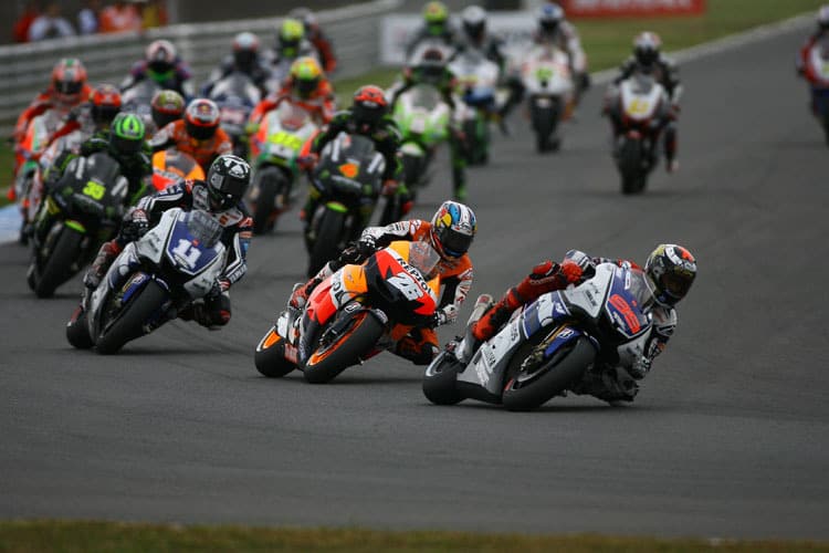 Motegi 2012: Jorge Lorenzo führt nach dem Start