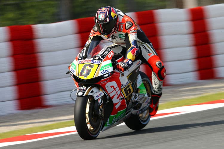 Auch Stefan Bradl setzt ab Assen auf Brembo - hier noch mit Nissin