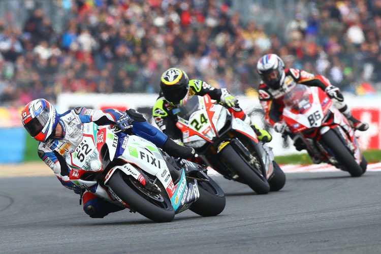 Vincent Philippe vor Toni Elias und Ayrton Badovini