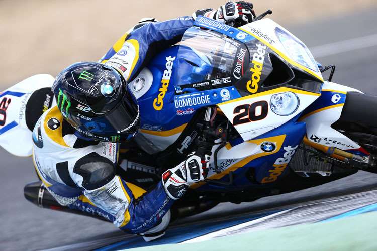 Sylvain Barrier auf der Werks-BMW in Jerez