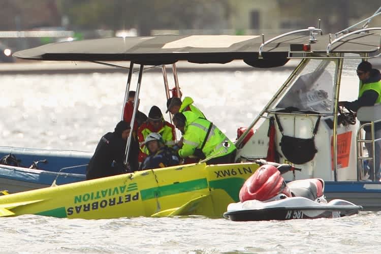 Kindlemann nur wenige Momente nach der Rettung