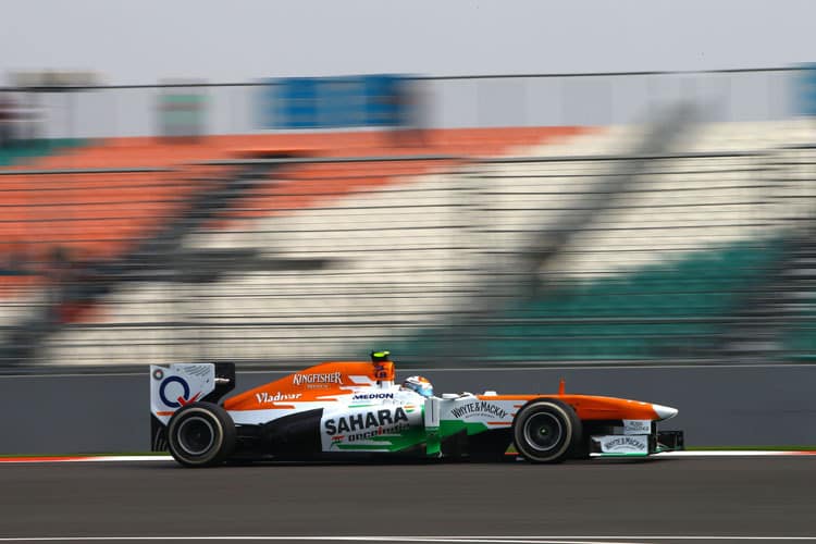 Enttäuschung in Ungarn: Ein Leck im Hydrauliksystem beendete Adrian Sutils Aufholjagd