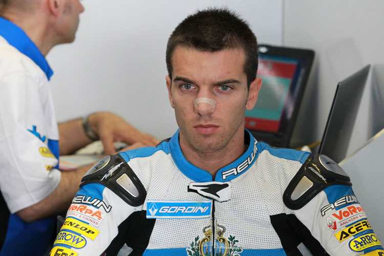 Alex De Angelis fehlt in der Startaufstellung