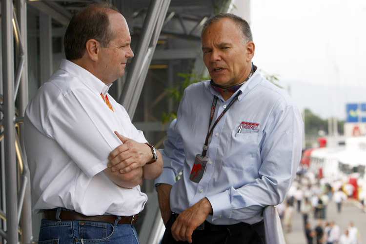 Die Teamchefs Anderson und Windsor von USF1