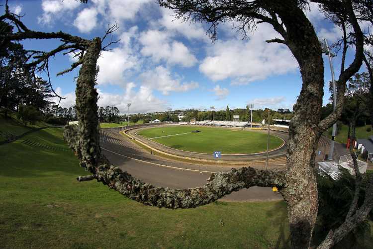 Das Western Springs Stadion in Auckland