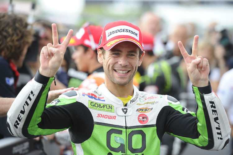 Alvaro Bautista: Jubel nach Platz 2 im Quali