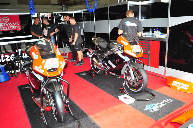 Ein Blick in die Box von Remus Racing by S&B Motorsport