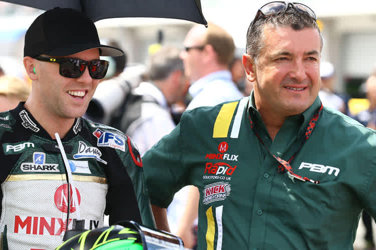 Michel Laverty und sein Teamchef Paul Bird