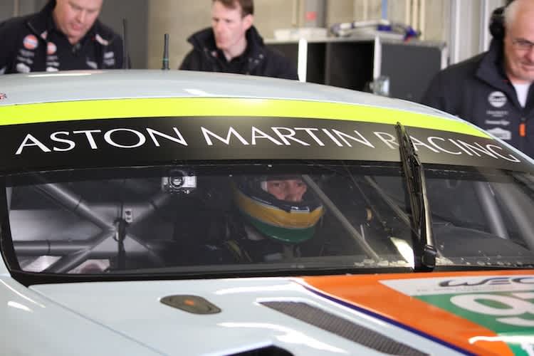 Bruno Senna im Aston Martin Vantage