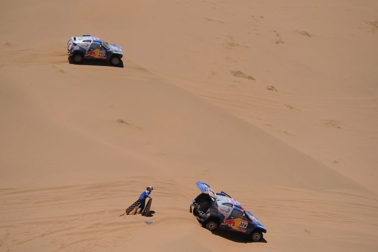Carlos Sainz und Nasser Al Attiyah