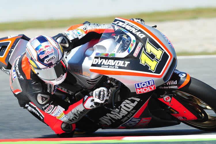 Sandro Cortese auf der Kalex des Dynavolt Intact GP-Teams