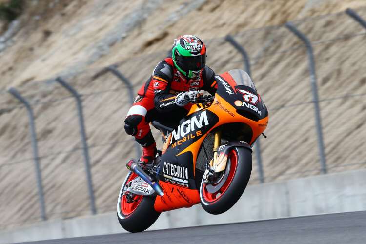 Claudio Corti auf der FTR-Kawasaki