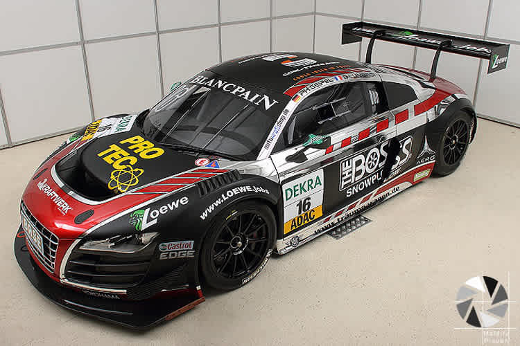 Das ist der Audi von The Boss Yaco Racing